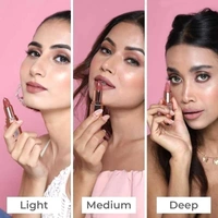Praush Beauty PRAUSH BEAUTY (Formerly Plume) Plush Matte Lipsticks Super Light & Hydrating, Long Lasting, Rich Pigment, Smooth Soft Matte Finish, 4g (High Tea)