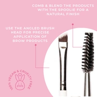 Praush Beauty PRAUSH Brow Spoolie & Angled Brow 2 in 1 Brush - P15