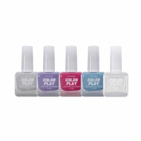 Praush Beauty PRAUSH (Formerly Plume) ColorPlay 5-in-1 Nail Paint Combo Kit (25 ml),The Poppin Gang | Quick Drying | Long Lasting | Chemical Free |