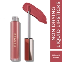 Praush Beauty PRAUSH (Formerly Plume) Luxe Matte Liquid Lipstick Super Hydrating and Long Lasting, Drama Mama