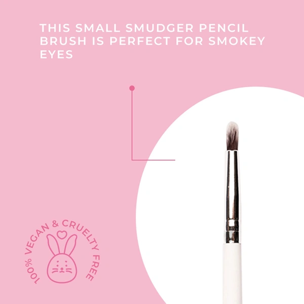 Praush Beauty PRAUSH P12 - Small Pencil Smudger/Smokey Eye Brush, Brown