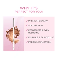 Praush Beauty PRAUSH P19 - Eyeshadow Pencil/Smudger Brush