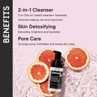 QUENCH Quench Botanics Mon Cherry Brightening Foam Face Wash| Made in Korea | Korean Face Wash for Glowing Skin| with Cherry Blossom & Pearl Extracts (100ml)