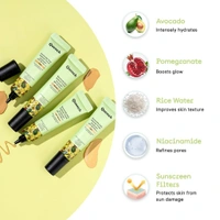 QUENCH Daily Defense Tinted Sunscreen SPF 50 PA+++ for Glowing Skin (Light Medium)| With Avocado & 2% Niacinamide| Blue Light Protection| Hybrid Sunscreen| Satin-Matte Finish| Made in Korea (50ml)