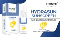 Rhineo Herbals Photostable Sunscreen SPF 50 | Sunscreen SPF 50 PA ++ | Sunscreen For Oily and Dry Skin | Sunscreen For Men and Women | Broad Spectrum Sunscreen | Defense Against both UVA and UVB rays