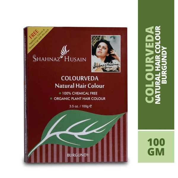 Shahnaz Husain Colourveda Natural Hair Colour Burgundy Ð¯?? 100g