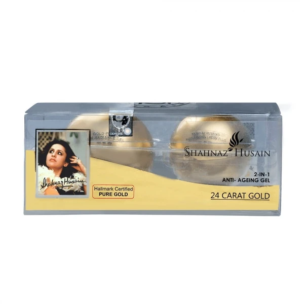 Shahnaz Husain Gold Skin Radiance Gel (Anti-Ageing) + (Shahnaz Husain Moisturising Cream) Ð¯?? 30+10g