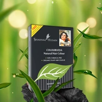 Shahnaz Husain's Vedic Solutions Colourveda Natural Hair Color, 100g - Blackish Brown (Pack of 3)