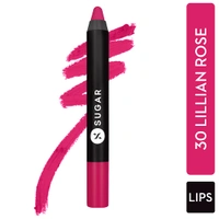 Sugar Cosmetics Matte As Hell Crayon Lipstick - 30 Lillian Rose, 2.8 gm