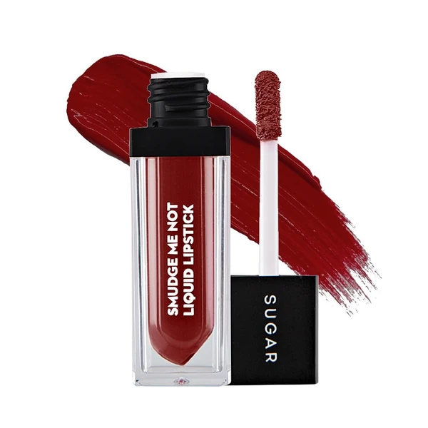 SUGAR Cosmetics - Smudge Me Not - Liquid Lipstick ,Ultra Matte, Transferproof and Waterproof, Lasts Up to 12 hours ,4.5ml