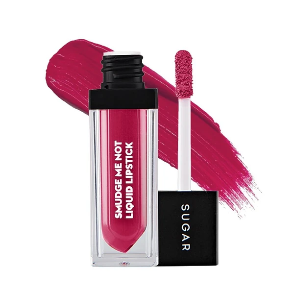 SUGAR Cosmetics - Smudge Me Not - Liquid Lipstick ,Ultra Matte, Transferproof and Waterproof, Lasts Up to 12 hours ,4.5ml