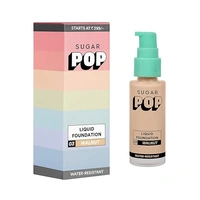 Sugar POP SUGAR POP Liquid Foundation Ð¯?? 03 Walnut | Full coverage | 10 Hour Stay, Lightweight | Easily Bendable & Water-resistant Formula | Super Matte Finish | 30 ML