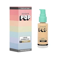Sugar POP SUGAR POP Liquid Foundation Ð¯?? 04 Peanut for Medium to Wheatish Skin Tone | Full coverage | 10HR Stay | Lightweight & Water-resistant | 30 ML