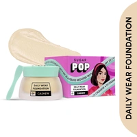 Sugar POP SUGAR POP Liquid Mousse Foundation - 01 Cashew | Mousse Foundation with SPF 25 for Fair to Medium Skin Tone | Matte Finish | 30ml