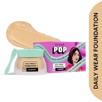 Sugar POP SUGAR POP Liquid Mousse Foundation - 02 Almond | Mousse Foundation with SPF 25 for Fair to Medium Skin Tone | Matte Finish | 30ml