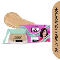 Sugar POP SUGAR POP Liquid Mousse Foundation - 04 Peanut | Mousse Foundation with SPF 25 for Medium to Wheatish Skin Tone | Matte Finish | 30ml