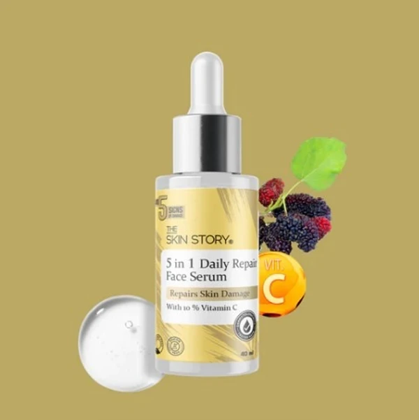 The Skin Story THE SKIN STORY - 10% Vitamin C 5 in 1 Daily Repair Face Serum 40ml