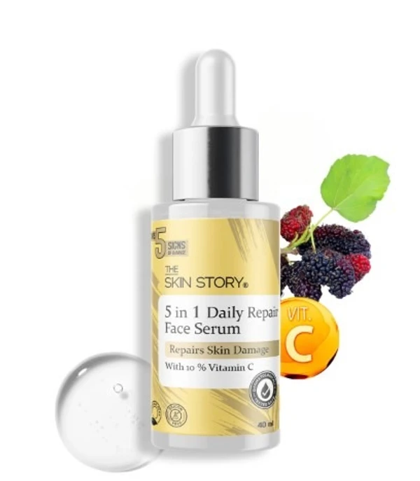 The Skin Story THE SKIN STORY - 10% Vitamin C 5 in 1 Daily Repair Face Serum 40ml