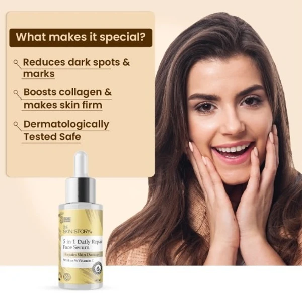 The Skin Story THE SKIN STORY - 10% Vitamin C 5 in 1 Daily Repair Face Serum 40ml