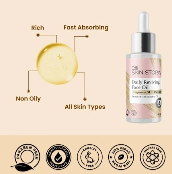 The Skin Story THE SKIN STORY - Daily Reviving Face Oil, 40ml