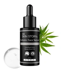 The Skin Story THE SKIN STORY - Holistic Hemp Serum | Ultra Light Serum for Ultra Glow | Sebum Control | All Skin Types