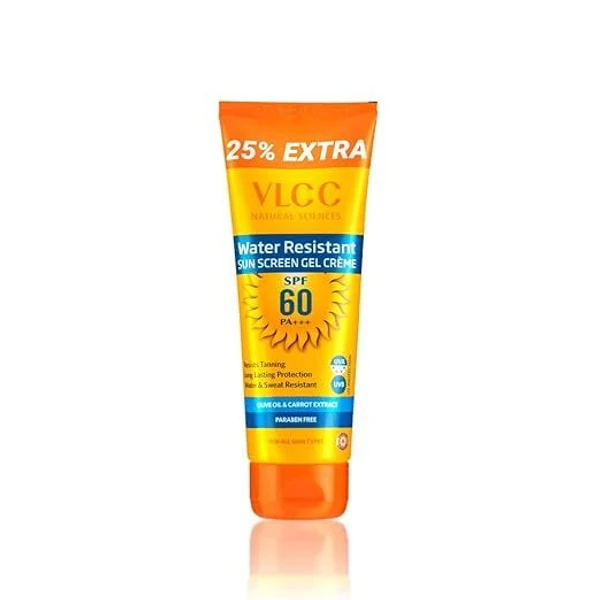 VLCC Water Resistant SPF 60 PA+++ Sunscreen Gel CrÐÐ§me - 100g + 25g