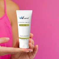 Wernest Geranium Oil Facail Gel for Soothing Massage and Hydration