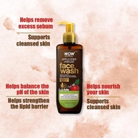 Wow Skin Science Apple Cider Vinegar Face Wash, 200Ml - Cleanses & Nourishes Your Skin