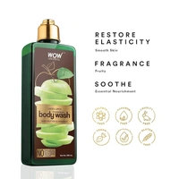 Wow Skin Science Green Apple Foaming Body Wash - No Parabens, Sulphate, Silicones & Color - 250Ml
