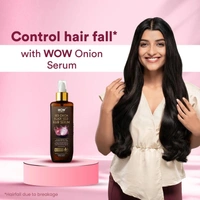Wow Skin Science Red Onion Black Seed Hair Serum, 100 ml | With Extracts of Red Onion Seed Oil, Saw Palmetto Seed Oil, Watercross, Indian Cress with Black Seed Oil