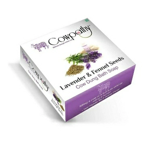 Panchgavya Bath Soap Lavender & Fennel Seeds