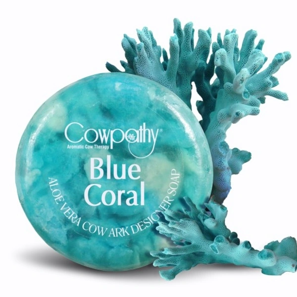 Panchgavya Designer Soap Blue Coral
