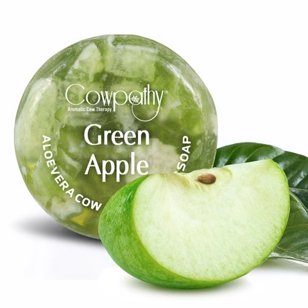 Panchgavya Designer Soap Green Apple 