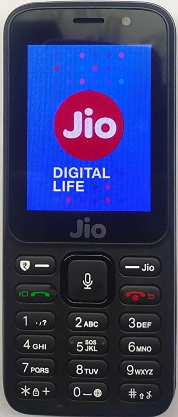 Jio Phone f90m 4g Black, 512 MB RAM,4 GB Memory, with WiFi Support, Black, Basic Phone - Black, 2.4 Inch Display