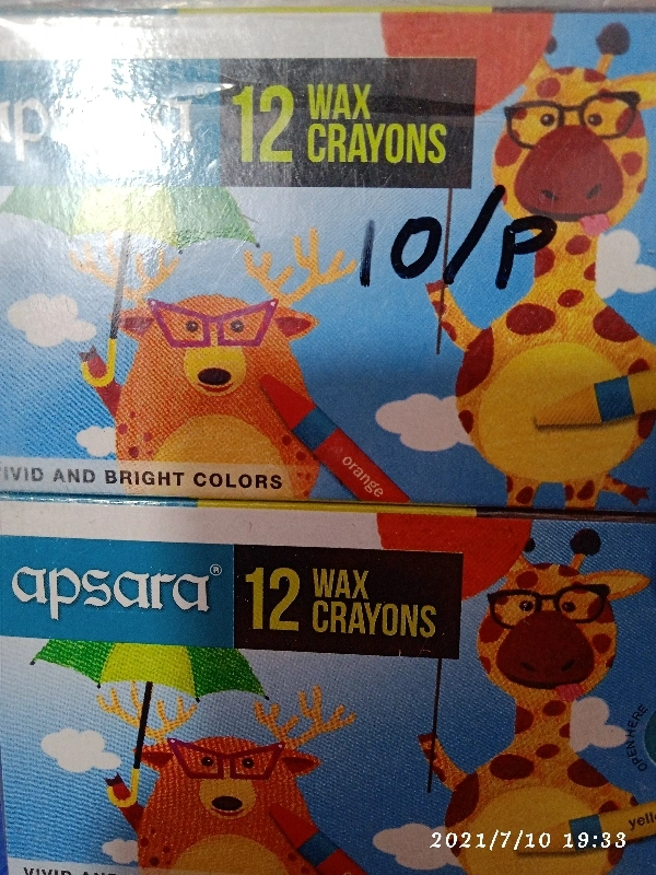 Apsara Wax Crayons 