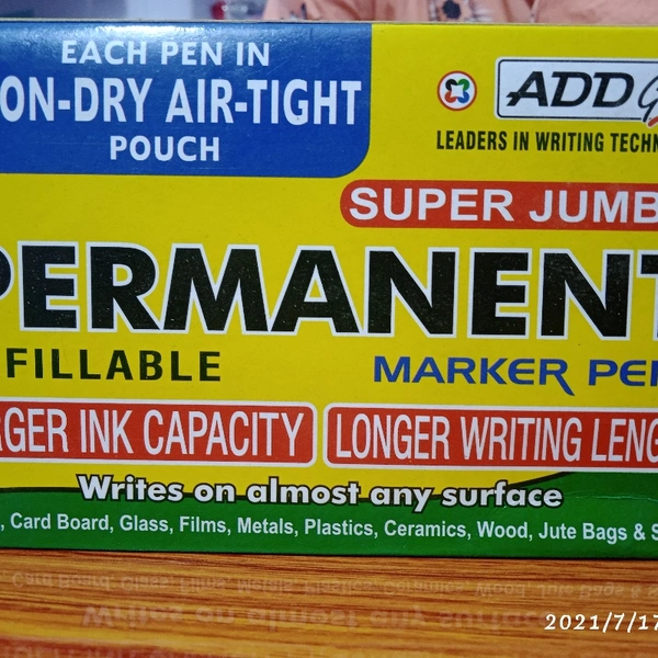 Add Gel Permanent Marker Pen 