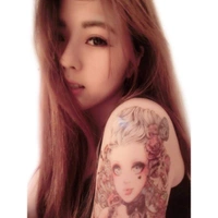 JAZLOG Water Transfer Fake Tattoo Waterproof Temporary Tattoo Sticker Men Women Doll Tattoo Flash Tattoo Fashion - M, Multi, 249 Gram