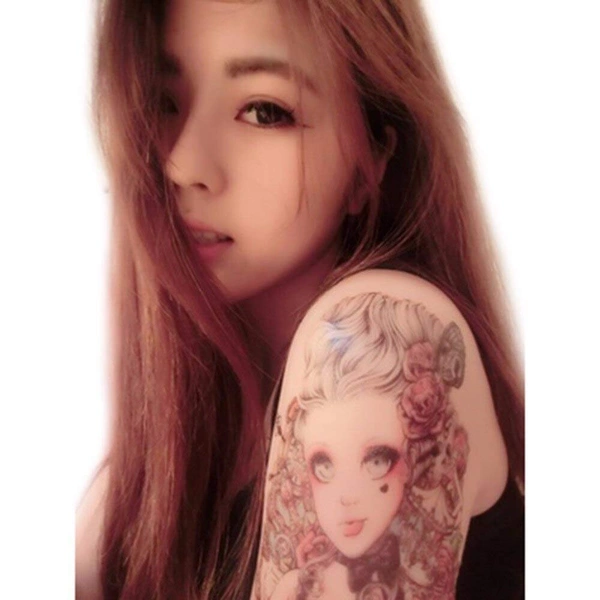 JAZLOG Water Transfer Fake Tattoo Waterproof Temporary Tattoo Sticker Men Women Doll Tattoo Flash Tattoo Fashion - M, Multi, 249 Gram