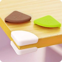 JAZLOG MAKNGRID Baby Child Infant Kids Safety Safe Table Desk Corner Edge Cushions Guard Protector Baby Safe Protection Table Corner - Pack of 04 - M, Random, 249 Gram