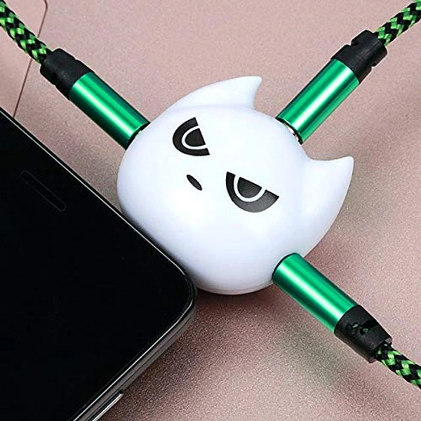 JAZLOG MacNgrid 3.5MM Headphone Audio Male to 3 in 1 Female Adapter Batman Splitter Earphone 1 Input and 3 Output Converter Cartoon Splitter Pack of 1 - M, Black, 249 Gram