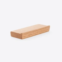 MAKNGRID Bedside Mini Shelf | Miniature Wooden Phone, Tablet + Accessory Ledge | Bedroom, Entryway, Kitchen, Bathroom D�cor (Pack of 01) - M, Brown, 249 Gram