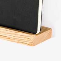 MAKNGRID Bedside Mini Shelf | Miniature Wooden Phone, Tablet + Accessory Ledge | Bedroom, Entryway, Kitchen, Bathroom D�cor (Pack of 01) - M, Brown, 249 Gram