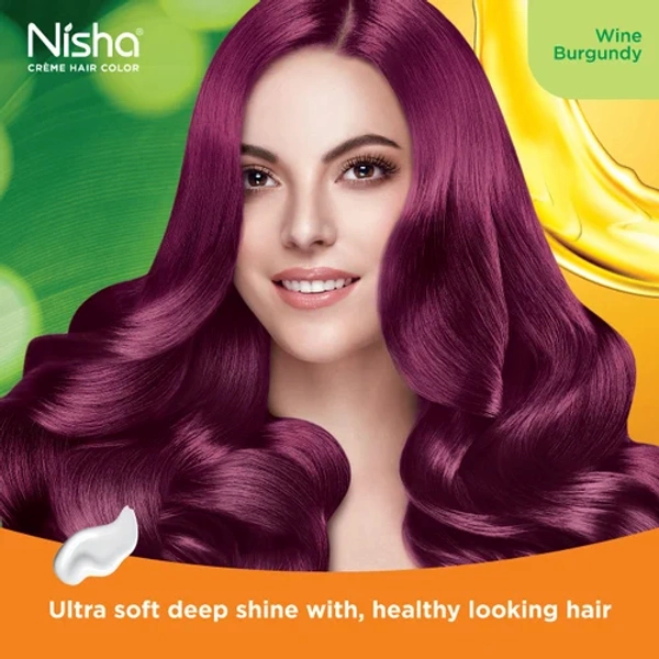 Wine Burgundy Box Color MRP 130 - 120ml