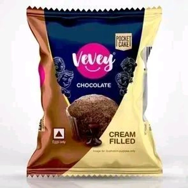 Vevey Chocolate Cup Cake  - 17gm, Set Of 4