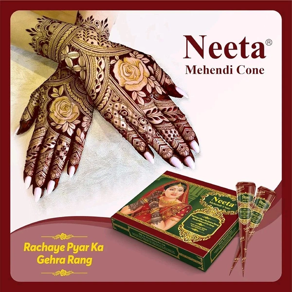 Nisha Neeta Mehandi Cone  - 20g