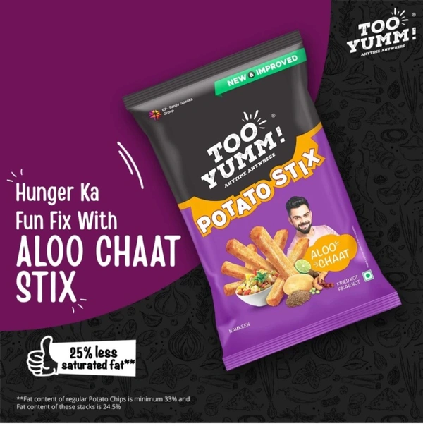 Potato Stix Aloo Chaat MRP 5  - 11gm