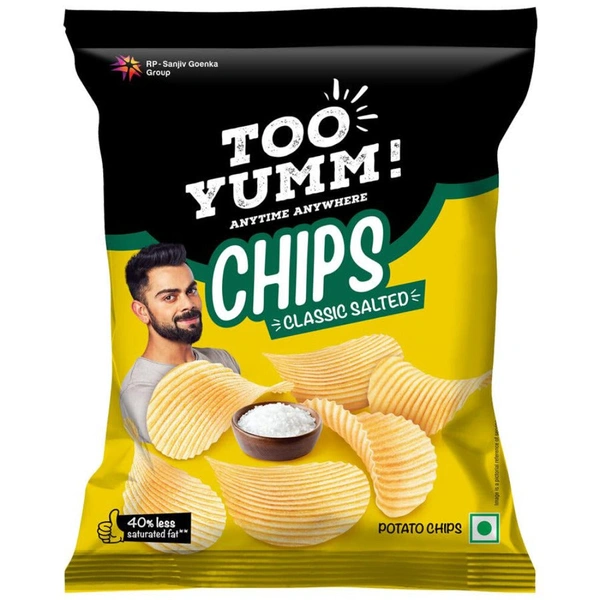 Too Yumm Chips Classic Salted  - 11g, Yellow