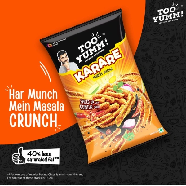 Too Yumm Karare Munchy Masala MRP 20 - 70g