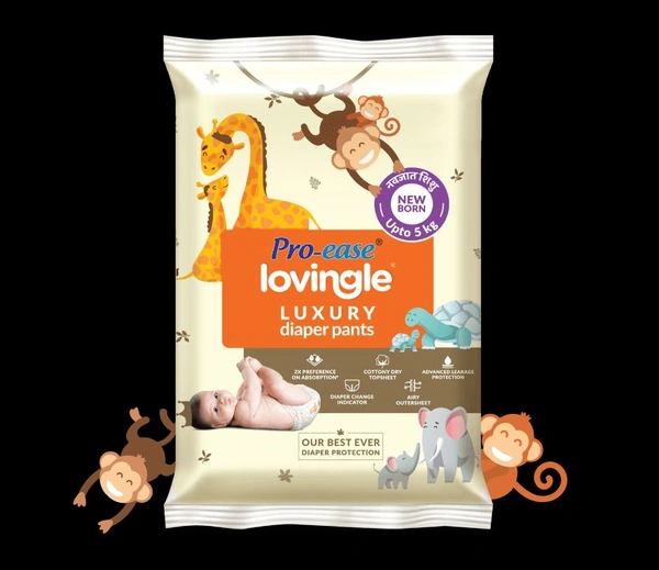 Pro-ease  Lovingle Luxury Diaper NB - New Born