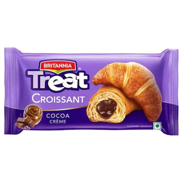 Britannia Treat Croissant Cocoa Cream  - Set Of 4